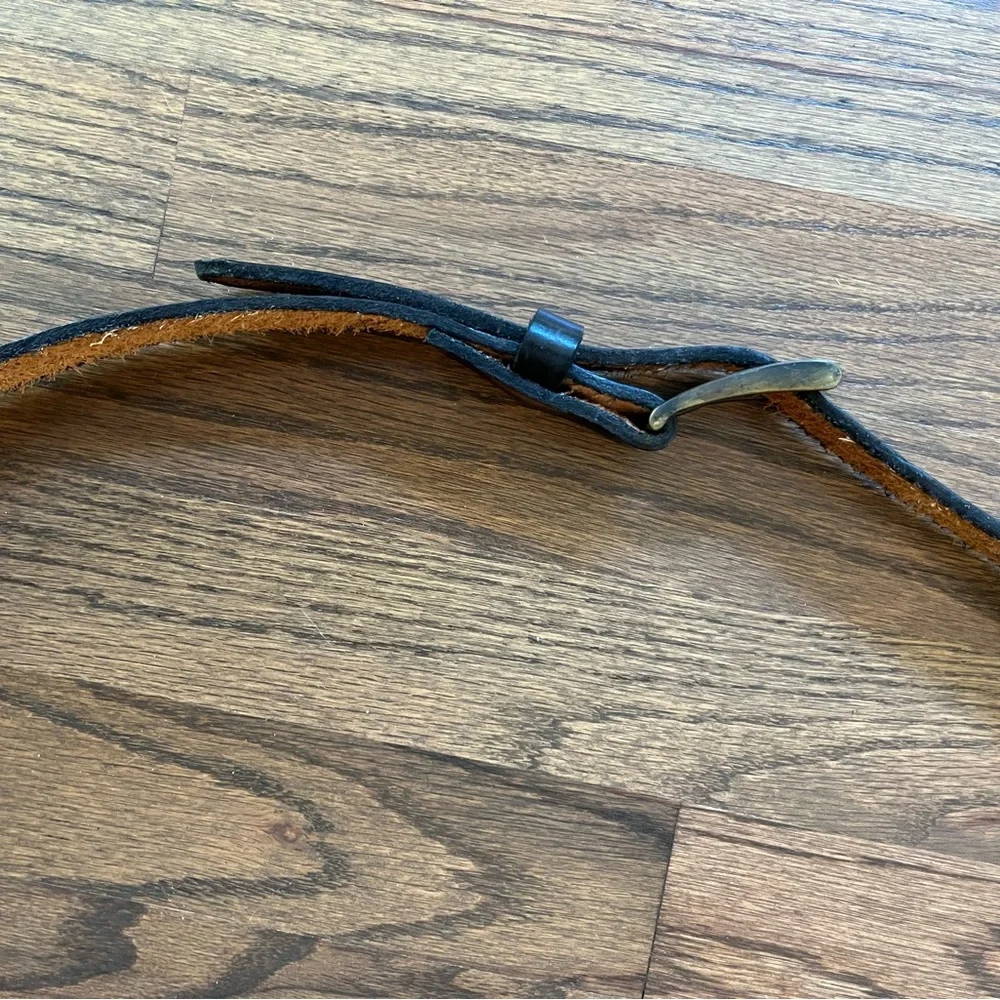 VTG Handmade Mens or Woman’s Western Cowboy Leather Belt Embossed Design